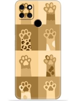 Cat legs design Soft Silicone Mobile Case for Realme C21Y