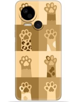 Cat legs design Soft Silicone Mobile Case for Tecno Spark 10 (5G)