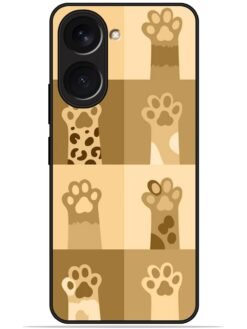 Cat legs design Glossy Metal TPU Phone Cover for Vivo Y18/Y18E/Y18i/Y18T