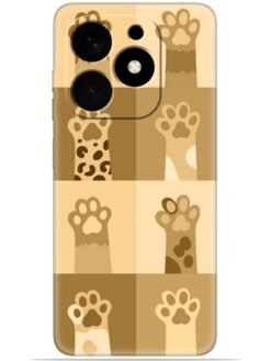 Cat legs design Soft Mobile Cover for Tecno Spark Go (2024)