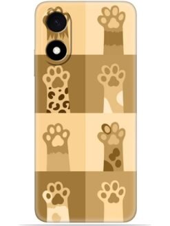 Cat legs design Soft Mobile Cover for Oppo A17K