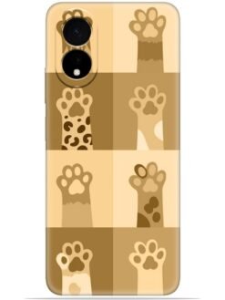 Cat legs design Soft Mobile Cover for Oppo A38