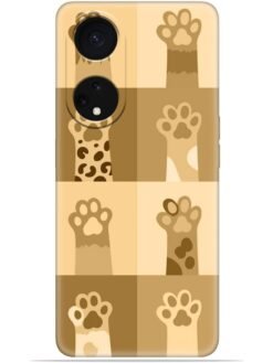 Cat legs design Soft Mobile Cover for Oppo F23 (5G)