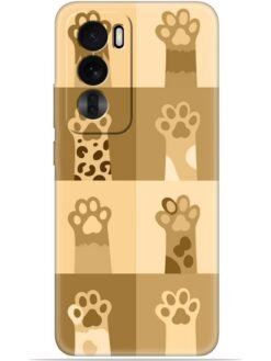 Cat legs design Soft Mobile Cover for Oppo Reno 12 (5G)