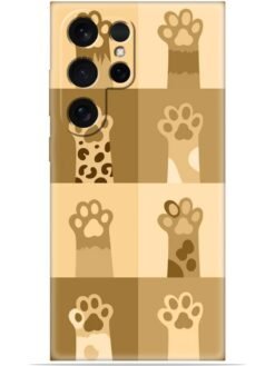 Cat legs design Soft Mobile Cover for Samsung Galaxy S24 Ultra (5G)
