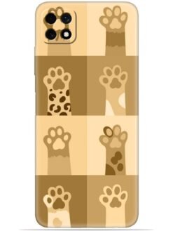 Cat legs design Soft Mobile Cover for Samsung Galaxy A22 (5G)