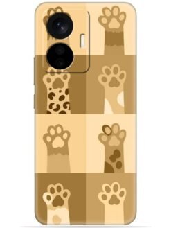 Cat legs design Soft Mobile Cover for Vivo T1 (44W)
