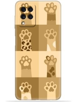 Cat legs design Soft Silicone Mobile Case for Samsung Galaxy A22 (4G)