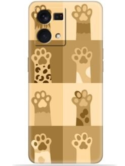 Cat legs design Soft Silicone Mobile Case for Oppo F21 Pro (4G)