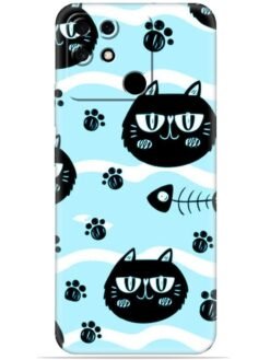Cats design Soft Silicone Mobile Case for Realme Narzo 50A