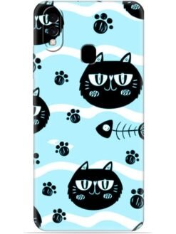 Cats design Soft Silicone Mobile Case for Vivo Y95