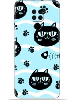 Cats design Soft Silicone Mobile Case for Xiaomi Redmi Note 9