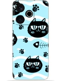 Cats design Soft Silicone Mobile Case for Xiaomi Redmi 13 (5G)