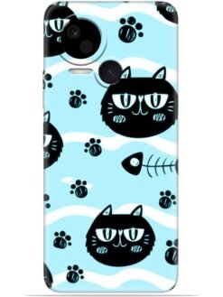 Cats design Soft Silicone Mobile Case for Tecno Spark 10 (5G)
