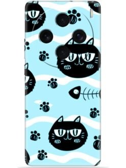 Cats design Soft Mobile Cover for Vivo X100 (5G)
