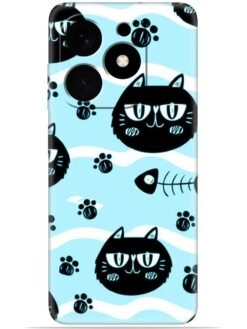 Cats design Soft Mobile Cover for Tecno Spark 20/20C