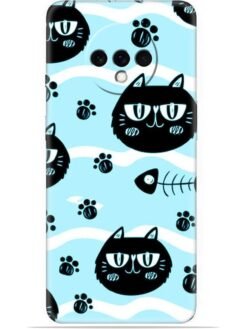 Cats design Soft Mobile Cover for Oneplus 7T