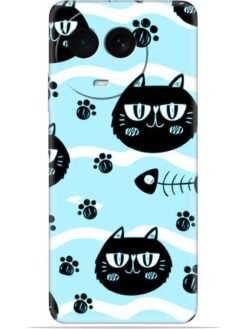 Cats design Soft Mobile Cover for Realme Narzo 60X (5G)