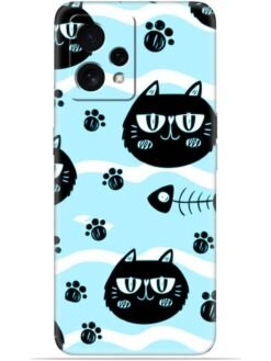 Cats design Soft Mobile Cover for Realme 9 (4G)