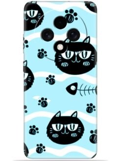Cats design Soft Mobile Cover for Oppo F27 (5G)