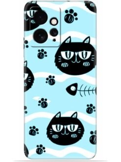 Cats design Soft Mobile Cover for Xiaomi Redmi Note 12 (4G)