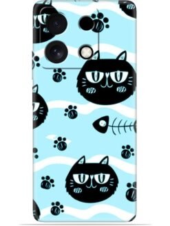 Cats design Soft Mobile Cover for Xiaomi Redmi Note 13 Pro (5G)