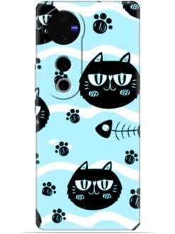 Cats design Soft Mobile Cover for Vivo V40 Pro (5G)