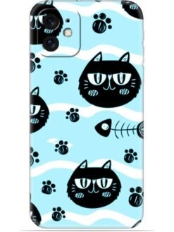 Cats design Soft Mobile Cover for Apple Iphone 11