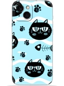 Cats design Soft Mobile Cover for Apple Iphone 14 Plus