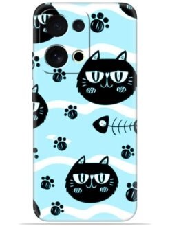 Cats design Soft Mobile Cover for Oppo Reno 13 (5G)