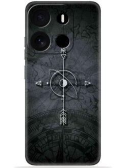 Compass art Soft Mobile Cover for Tecno Pop 7 Pro