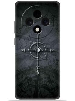 Compass art Soft Mobile Cover for Oppo F27 (5G)