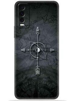 Compass art Soft Mobile Cover for Vivo Y12S/Y12A/Y12G