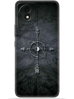 Compass art Soft Mobile Cover for Vivo Y02/Y02T