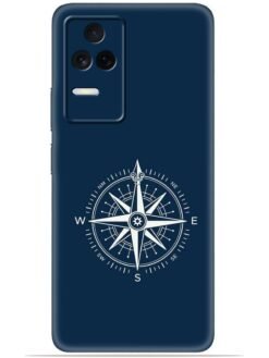 Compass design Soft Silicone Mobile Case for Poco F4 (5G)