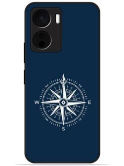 Compass design Glossy Metal TPU Phone Cover for Vivo Y56 (5G)