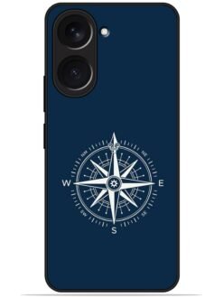 Compass design Glossy Metal TPU Phone Cover for Vivo Y18/Y18E/Y18i/Y18T