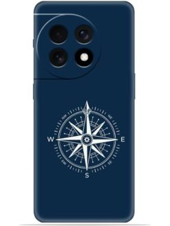 Compass design Soft Mobile Cover for Oneplus 11R (5G)