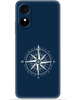 Compass design Soft Mobile Cover for Oppo A17