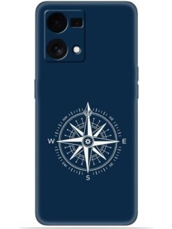 Compass design Soft Mobile Cover for Oppo F21S Pro (4G)