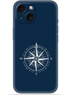 Compass design Soft Mobile Cover for Apple Iphone 15
