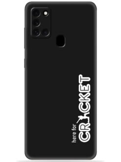 Cricket logo Soft Silicone Mobile Case for Samsung Galaxy A21S