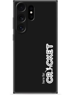 Cricket logo Soft Mobile Cover for Samsung Galaxy S23 Ultra