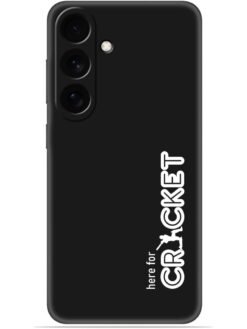 Cricket logo Soft Mobile Cover for Samsung Galaxy S25 Plus