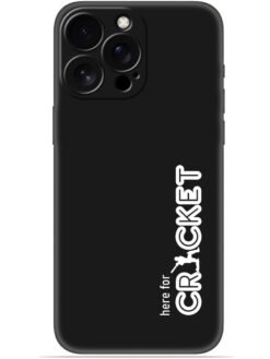 Cricket logo Soft Mobile Cover for Apple Iphone 15 Pro Max