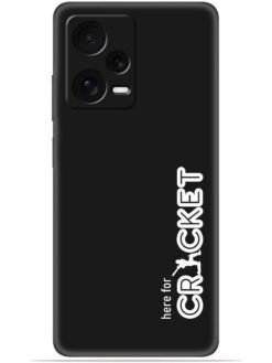 Cricket logo Soft Mobile Cover for Xiaomi Redmi Note 12 (5G)