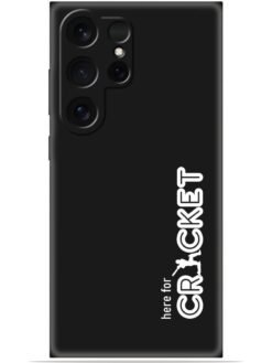 Cricket logo Soft Mobile Cover for Samsung Galaxy S24 Ultra (5G)