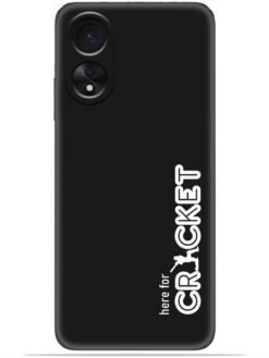 Cricket logo Soft Silicone Mobile Case for Oppo A17