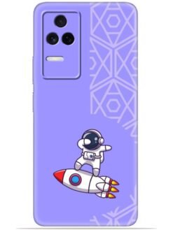 Cute astronaut Soft Silicone Mobile Case for Poco F4 (5G)