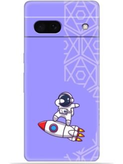 Cute astronaut Soft Mobile Cover for Google Pixel 7A